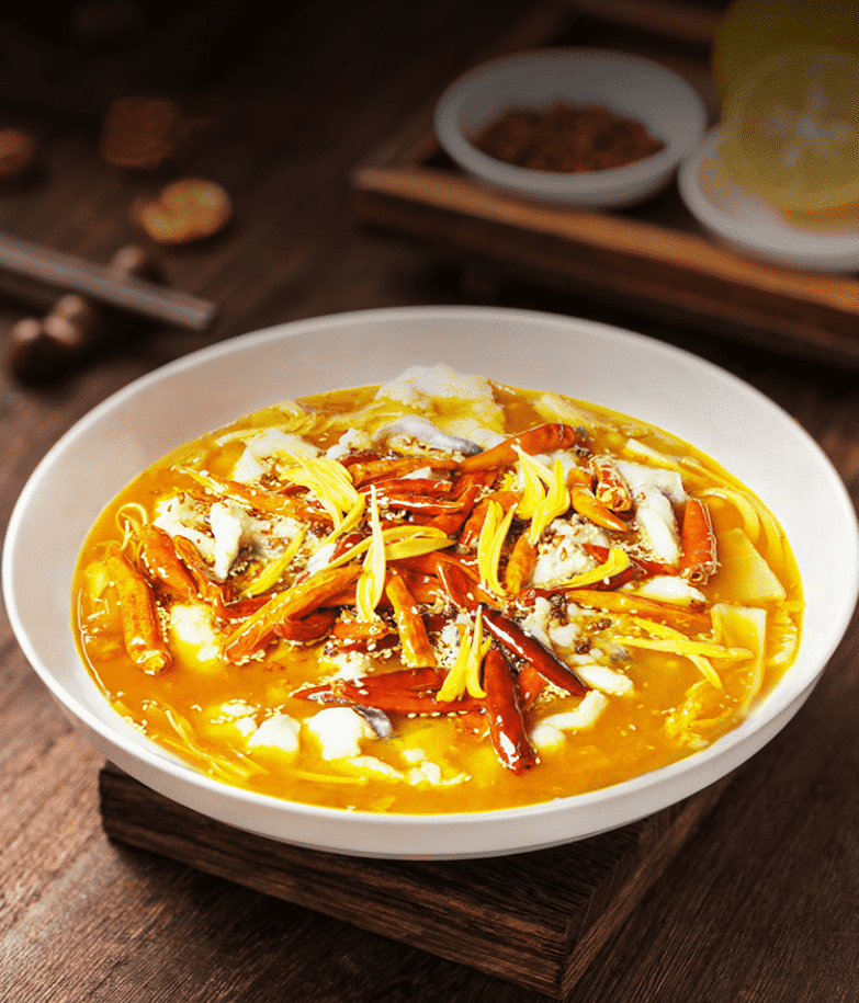 Pickled Cabbage and Fish Soup